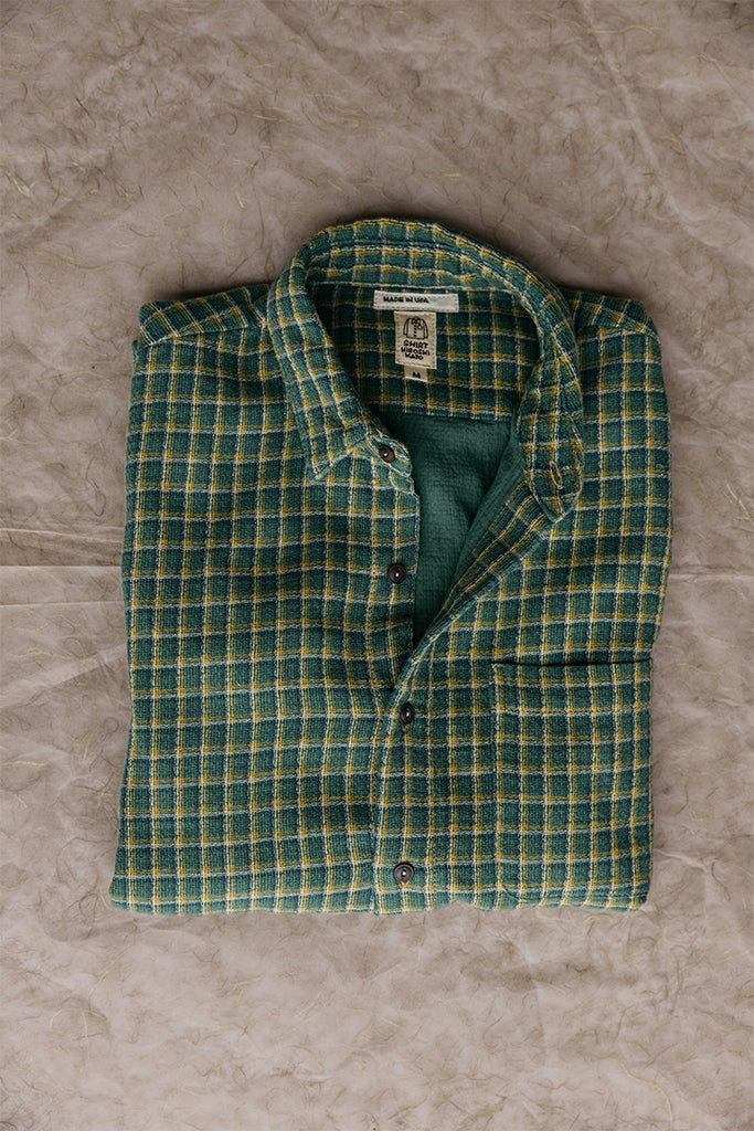 plaid-button-up-shirt-palm-green